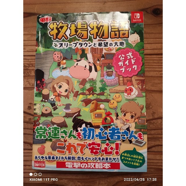 角川書店(カドカワショテン)の電撃の攻略本 牧場物語 オリーブタウンと希望の大地 公式ガイドブック エンタメ/ホビーの本(アート/エンタメ)の商品写真