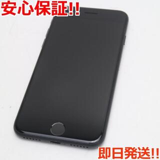 アイフォーン(iPhone)の超美品 SIMフリー iPhone7 128GB ブラック (スマートフォン本体)