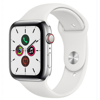 アップルウォッチ(Apple Watch)のApple watch series5 44mmステンレス　お値下げ‼️(腕時計(デジタル))