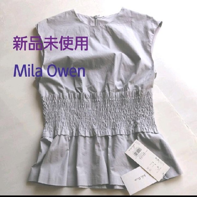 最終お値下げ新品未使用Mila Owen　ノースリーブブラウス