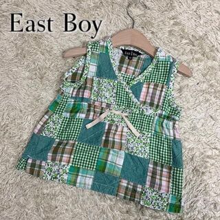 イーストボーイ(EASTBOY)のEast Boy イーストボーイ 子供服 ワンピース チュニック 総柄 130(ワンピース)
