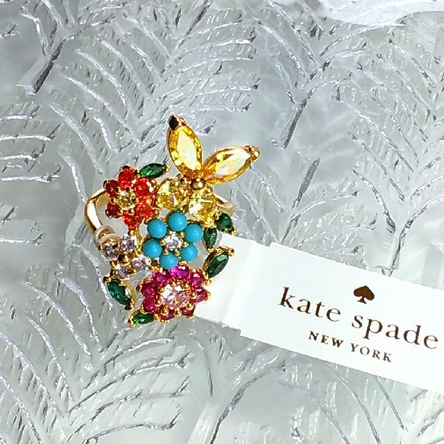 kate spade new york(ケイトスペードニューヨーク)のケイトスペード　ブルームフラワーリング　USサイズ６ レディースのアクセサリー(リング(指輪))の商品写真