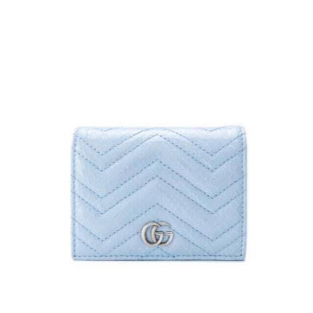 Gucci - 新品未使用　レアカラー　Gucci グッチ　パイソン　アイスブルー　二つ折り財布