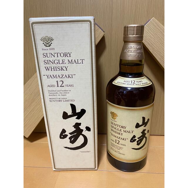 山崎 シングルモルト12年 43度 750ml  響マーク 旧ラベル