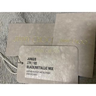 お値下げ中！JIMMY CHOO 巾着　BLACK/METALLIC MIX