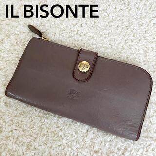 イルビゾンテ(IL BISONTE)のIL BISONTE イルビゾンテ　長財布　グレージュ(財布)