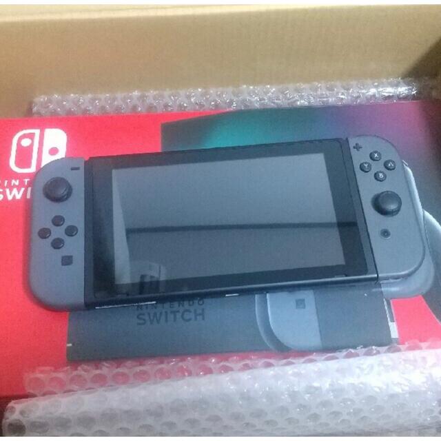 任天堂【美品】Nintendo Switch Joy-Com(L)/(R) グレー本体