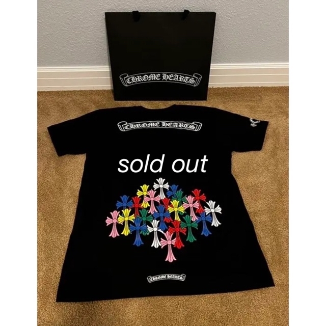 Chrome Hearts(クロムハーツ)の新品　クロムハーツ　マルチカラーtシャツ メンズのトップス(Tシャツ/カットソー(半袖/袖なし))の商品写真