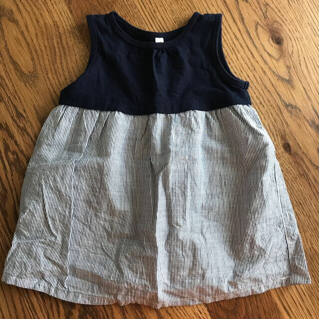 babyGAP(ベビーギャップ)のなつお様へ　baby GAP×2枚、無印良品　80㎝＋ワンピース×2枚 キッズ/ベビー/マタニティのベビー服(~85cm)(ワンピース)の商品写真