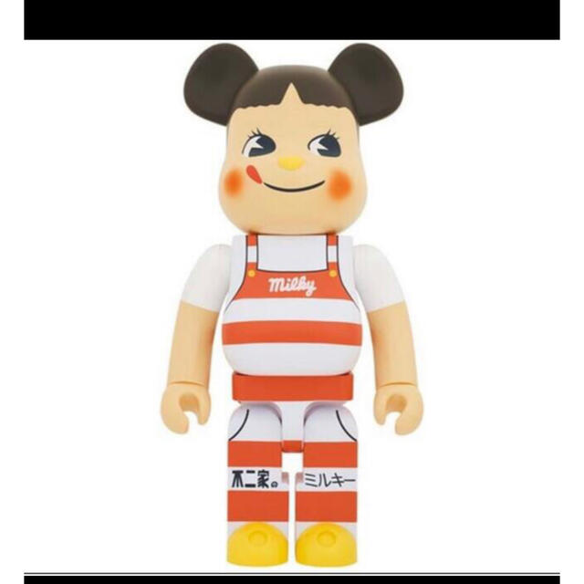 日本最大級 BE@RBRICK 1000% ミルキー三角帽子デザイン ペコちゃん
