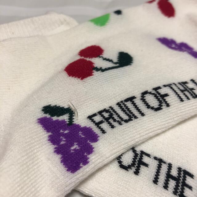 FRUIT OF THE LOOM(フルーツオブザルーム)の新品★FRUIT OF THE LOOM 3足セット スニーカーソックス レディースのレッグウェア(ソックス)の商品写真