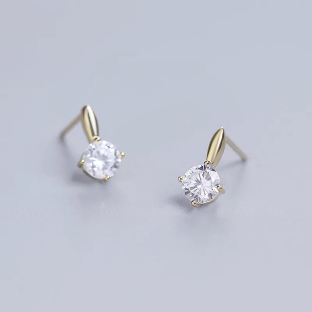 AHKAH(アーカー)のzirconia stud pierce 18k coating & s925 レディースのアクセサリー(ピアス)の商品写真