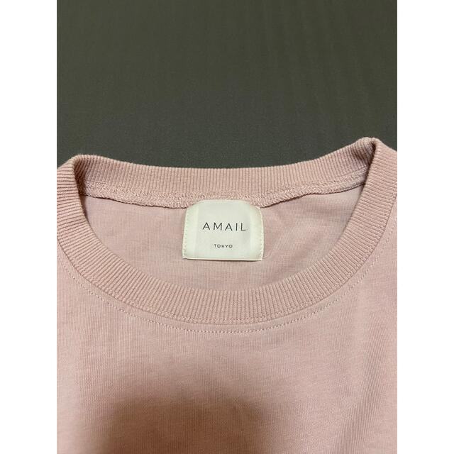 AMAIL(アマイル)のミッキー　ロングTシャツ レディースのトップス(Tシャツ(長袖/七分))の商品写真