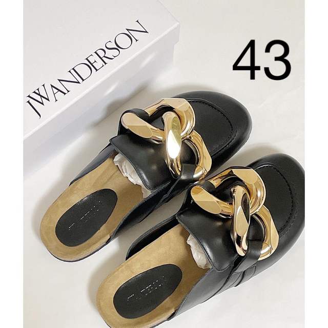 J.W.ANDERSON(ジェイダブリューアンダーソン)のJW ANDERSON チェーンローファーミュール 43 メンズの靴/シューズ(サンダル)の商品写真