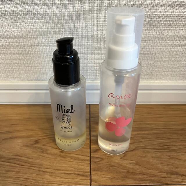 Cosme Kitchen(コスメキッチン)のmiel gloss oil / once moisture oil ヘアオイル コスメ/美容のヘアケア/スタイリング(トリートメント)の商品写真