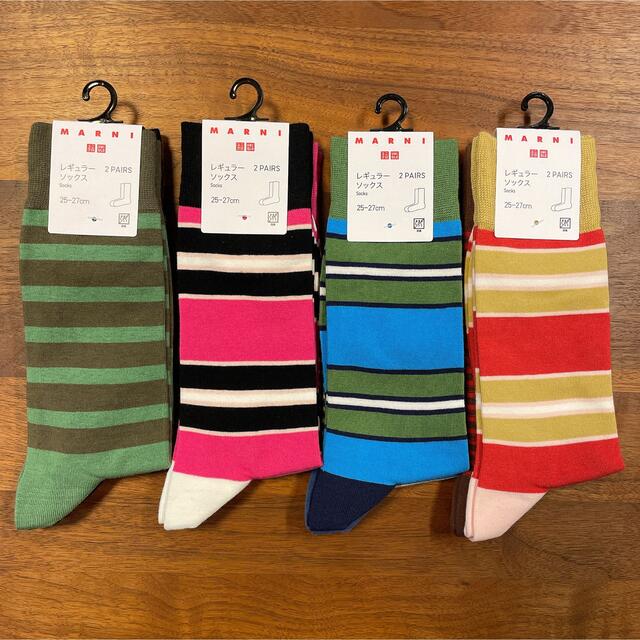タイムセール!】 MARNI ヒートテックソックス 2足セット ユニクロ