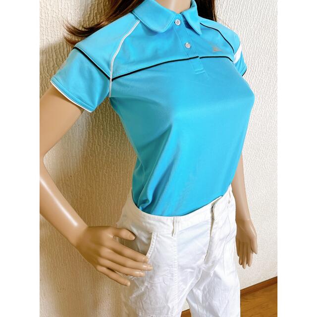 Srixon(スリクソン)の美品　SRIXON レディースゴルフウェア　ポロシャツ スポーツ/アウトドアのゴルフ(ウエア)の商品写真