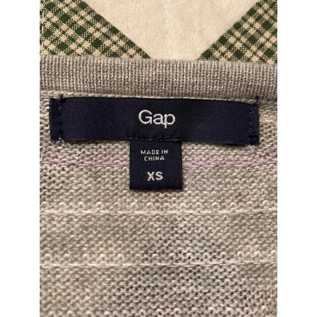 GAP(ギャップ)の★美品★ユニセックス GAP 長袖ニットカーディガン XS レディースのトップス(カーディガン)の商品写真