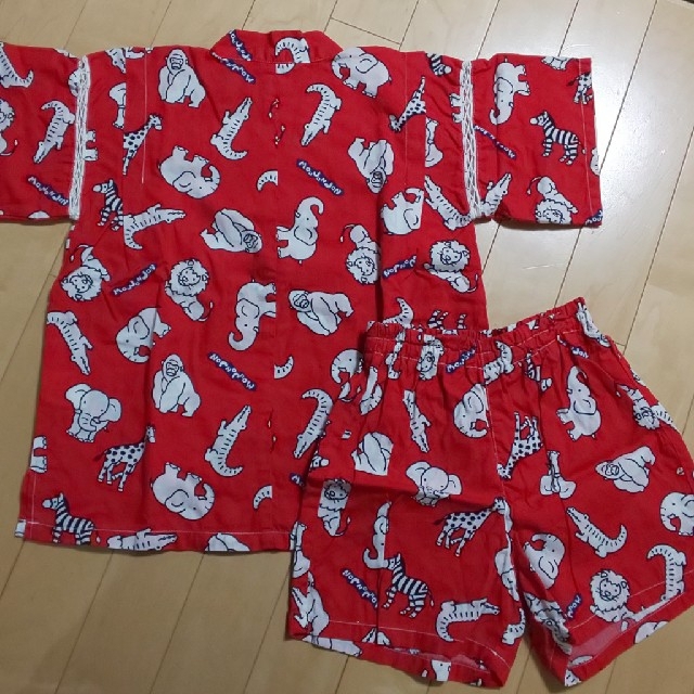 mou jon jon(ムージョンジョン)のムージョンジョン 甚平 男の子 120 キッズ/ベビー/マタニティのキッズ服男の子用(90cm~)(甚平/浴衣)の商品写真