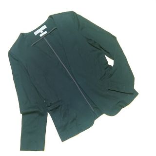 ユナイテッドアローズ(UNITED ARROWS)の〈ﾕﾅｲﾃｯﾄﾞｱﾛｰｽﾞ〉ノーカラーコットンジャケット(ノーカラージャケット)