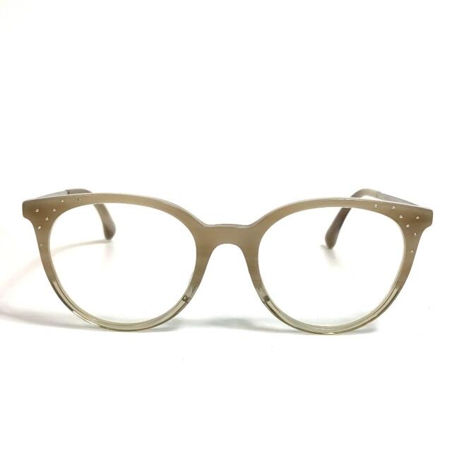 シャネル CHANEL マトラッセ ラインストーン 3378-B-A 小物 伊達メガネ 眼鏡 金属製/プラスチック グレー系