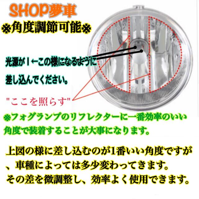 新発売❗️34000LM‼️フォグランプ　LED 新緑✨外車も　グリーン　HB4 自動車/バイクの自動車(車外アクセサリ)の商品写真