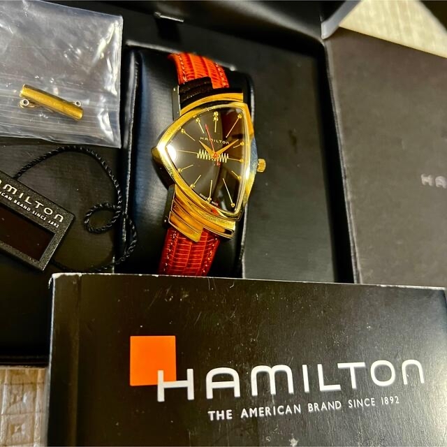 HAMILTON ベンチュラ H244710 純正茶革