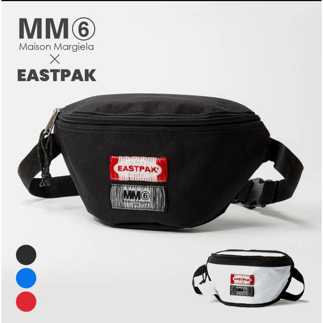 mm6 eastpak ウエストバッグ 黒 新品未使用 バムバッグ