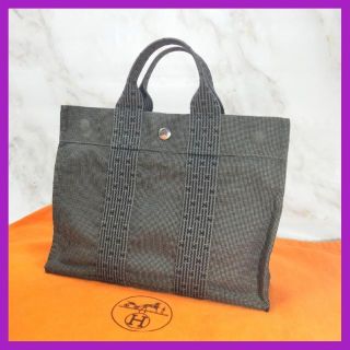 エルメス(Hermes)のHERMES エルメス エールライン PM グレー トート  バッグ 正規品(ハンドバッグ)