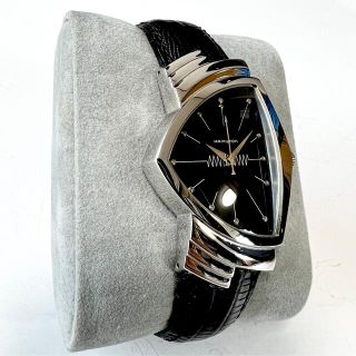 希少品! HAMILTON ベンチュラ 6337 エルビスプレスリー ブラック黒