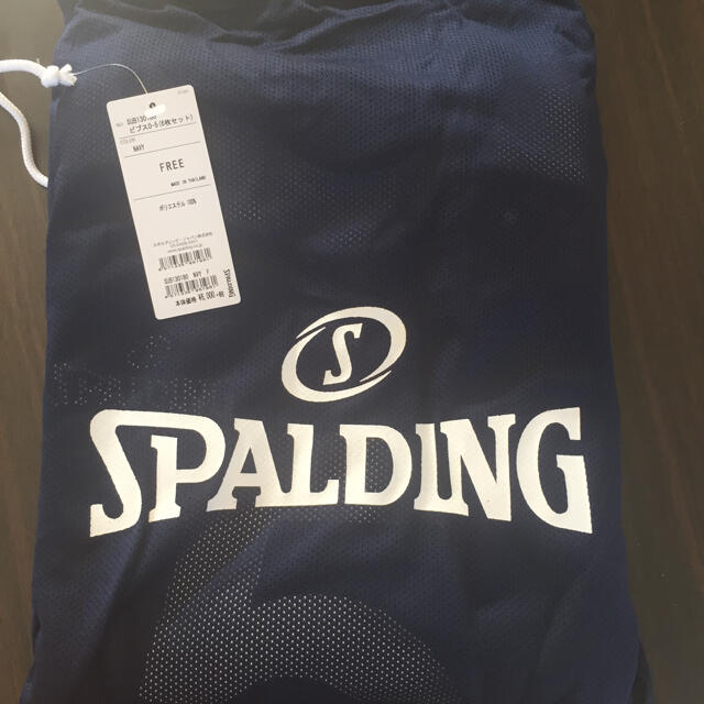 SPALDING(スポルディング)の新品ビブス6枚  スポルディング  ネイビー スポーツ/アウトドアのサッカー/フットサル(ウェア)の商品写真