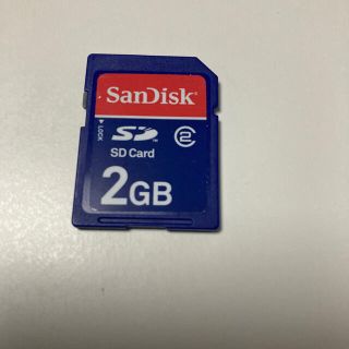 サンディスク(SanDisk)のSDカード　2GB(その他)