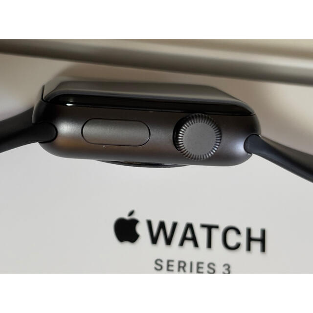 Apple Watch(アップルウォッチ)のAPPLE WATCH3 38 SGAL BK130-200 201809 スマホ/家電/カメラのスマートフォン/携帯電話(スマートフォン本体)の商品写真