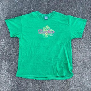 アートヴィンテージ(ART VINTAGE)のused T GILDAN XL 緑　オーバーサイズ フロントロゴ(Tシャツ/カットソー(半袖/袖なし))