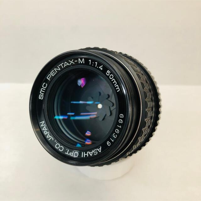 マウントペンタックスKマウント【極美品】 SMC PENTAX-M 50mm F1.4 単焦点　カメラレンズ