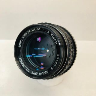 ペンタックス(PENTAX)の【極美品】 SMC PENTAX-M 50mm F1.4 単焦点　カメラレンズ(レンズ(単焦点))