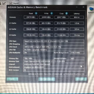 Intel XEON E3 1280 V3 3.6GHz 4コア8スレッド