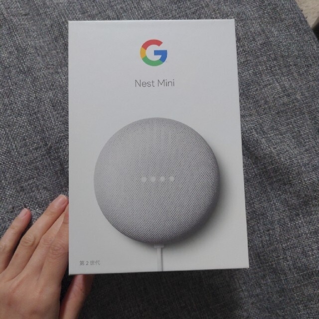 Google(グーグル)のGoogle Nest Mini スマホ/家電/カメラのオーディオ機器(スピーカー)の商品写真