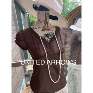 ユナイテッドアローズ(UNITED ARROWS)の綺麗なお姉さんのユナイテッドアローズ涼しげなトップス(シャツ/ブラウス(半袖/袖なし))