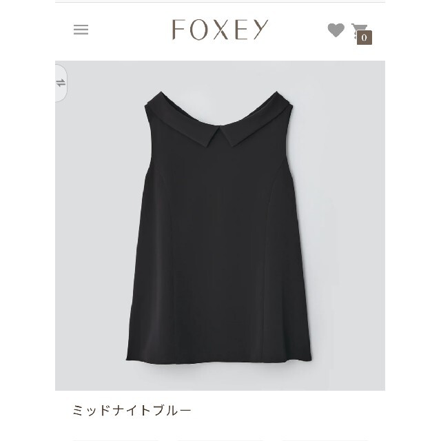 FOXEY(フォクシー)の極美品42826 "FREESIA BLOUSE"  フォクシーブラウス レディースのトップス(シャツ/ブラウス(半袖/袖なし))の商品写真