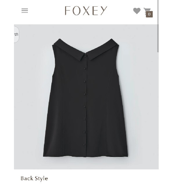 FOXEY(フォクシー)の極美品42826 "FREESIA BLOUSE"  フォクシーブラウス レディースのトップス(シャツ/ブラウス(半袖/袖なし))の商品写真