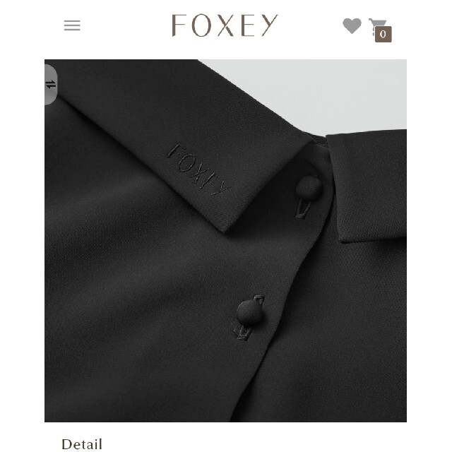 FOXEY(フォクシー)の極美品42826 "FREESIA BLOUSE"  フォクシーブラウス レディースのトップス(シャツ/ブラウス(半袖/袖なし))の商品写真