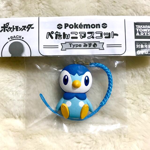 T-ARTS(タカラトミーアーツ)の【新品】ポケットモンスター ぺたんこマスコット Typeみず(ポッチャマ) 1点 エンタメ/ホビーのおもちゃ/ぬいぐるみ(キャラクターグッズ)の商品写真