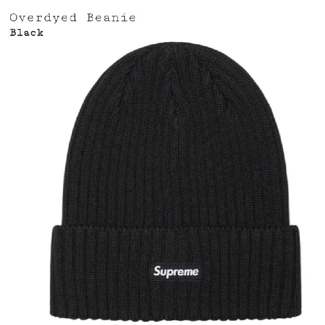 Supreme Overdyed Beanie black