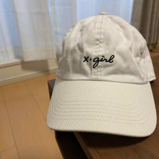 エックスガール(X-girl)のX-girl  /  エックスガール キャップ 帽子🧢ホワイト(キャップ)