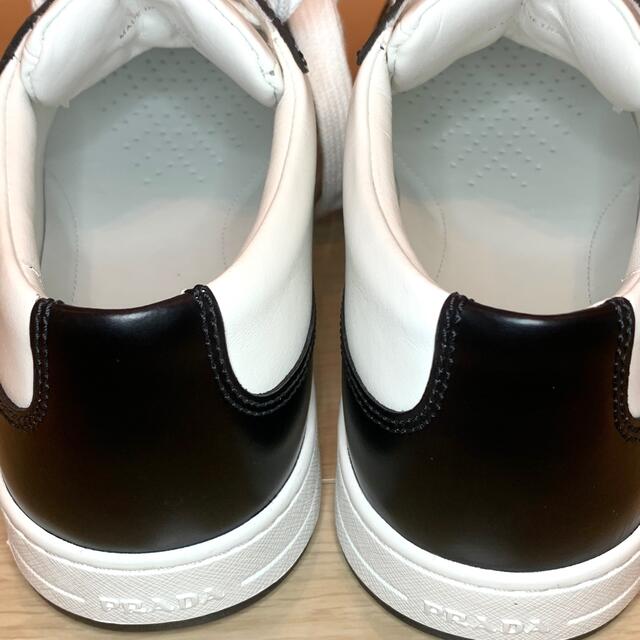 PRADA - プラダ ディストリクト レザー スニーカー メンズ PRADA - プラダ ディストリクト レザー スニーカー メンズ