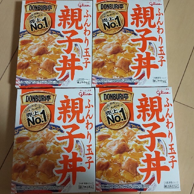 グリコ(グリコ)のDONBURI亭 ふんわり玉子親子丼4パック 食品/飲料/酒の加工食品(レトルト食品)の商品写真