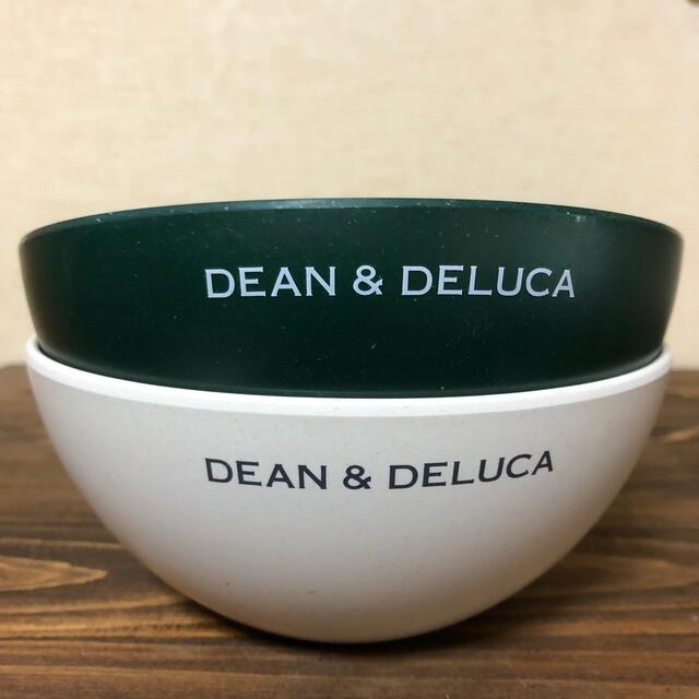 DEAN & DELUCA(ディーンアンドデルーカ)のDEAN＆DELUCA  ボウル & スプーン/ グリーン・ホワイト 各１セット インテリア/住まい/日用品のキッチン/食器(食器)の商品写真