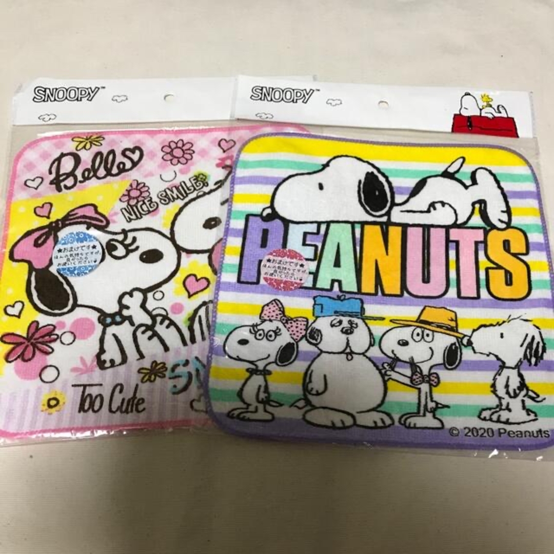 SNOOPY(スヌーピー)のスヌーピー　ミニハンカチ　ミニタオル レディースのファッション小物(ハンカチ)の商品写真