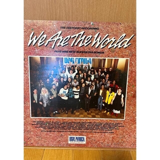 We are the world LP 中古　マイケルジャクソン(ポップス/ロック(洋楽))